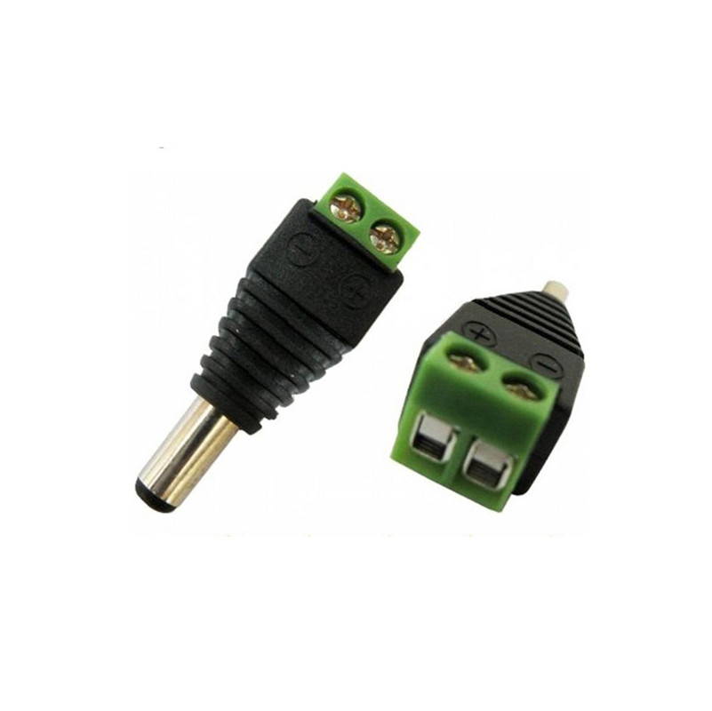 Adaptador DC Macho Certificado Atornillable