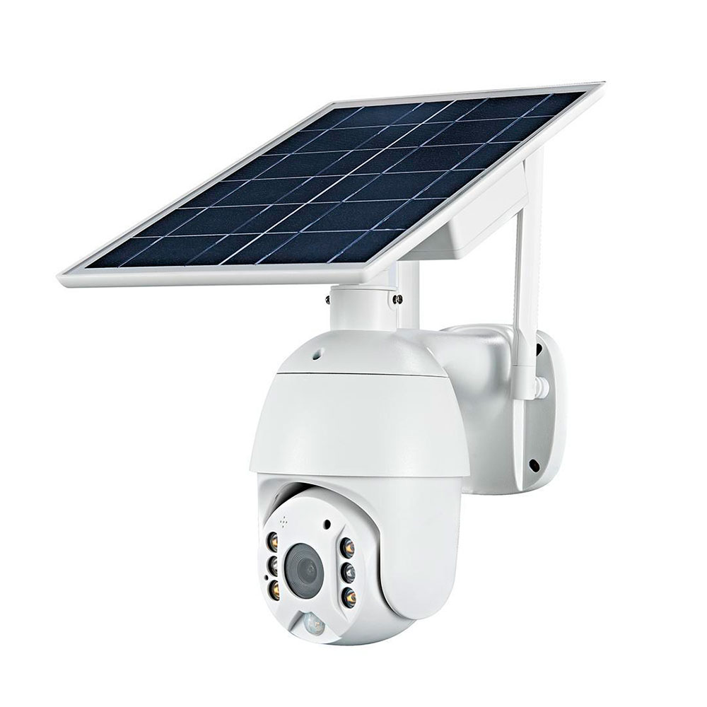 Camara Ip Ptz Solar 2Mp Lente 4Mm 4 Baterias Mod 21228