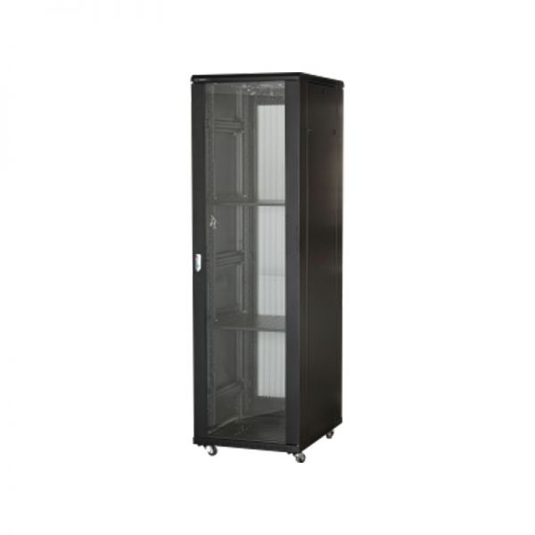 Rack Dahua 19” 42U , Profundidad 800mm, soporta 300kg, montaje a pared y piso DH-PFC200D-42U8D *