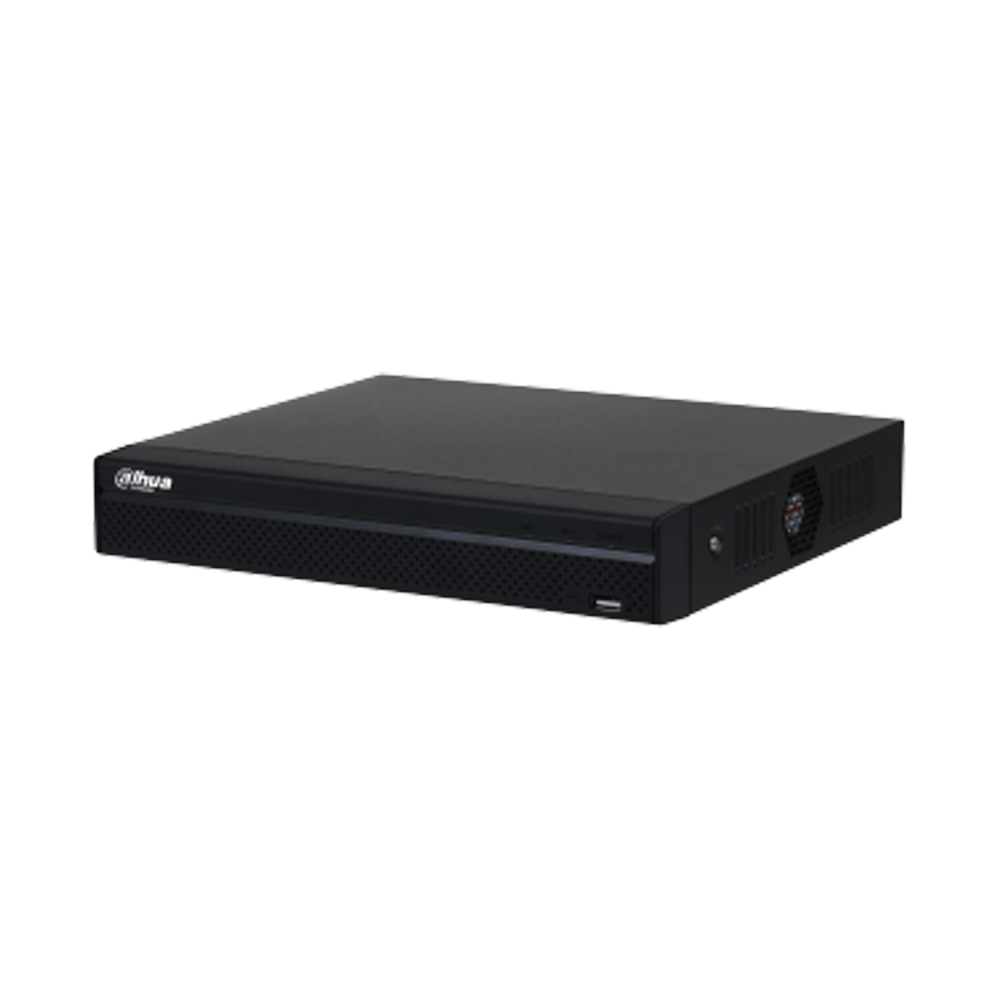 NVR Dahua 16Ch 8 Puertos Poe 1 Entrada De Audio Y 1 Salida 80Mbs DHI-NVR4116HS-8P-4KS2/L