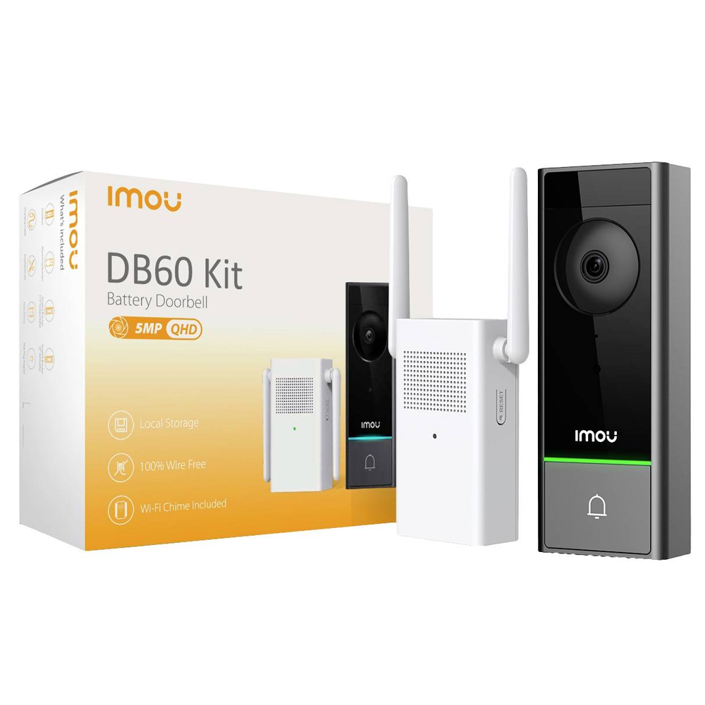 Kit Timbre Wifi Imou. Incluye Extensor De SeÑAl Db60/Ds21-Peur-Imou*