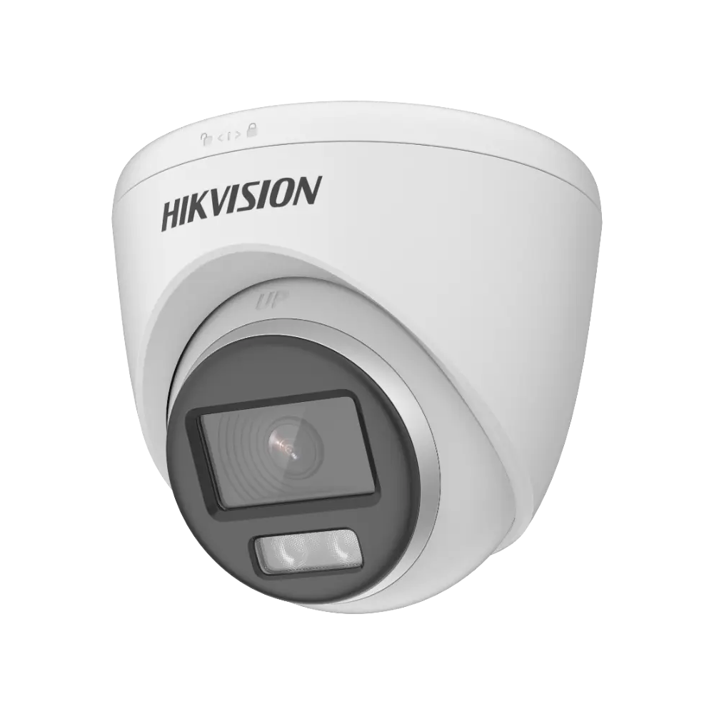 Cámara Domo Hikvision TVI 2MP IR40M ColorVu DS-2CE72DF0T-F 2.8mm*