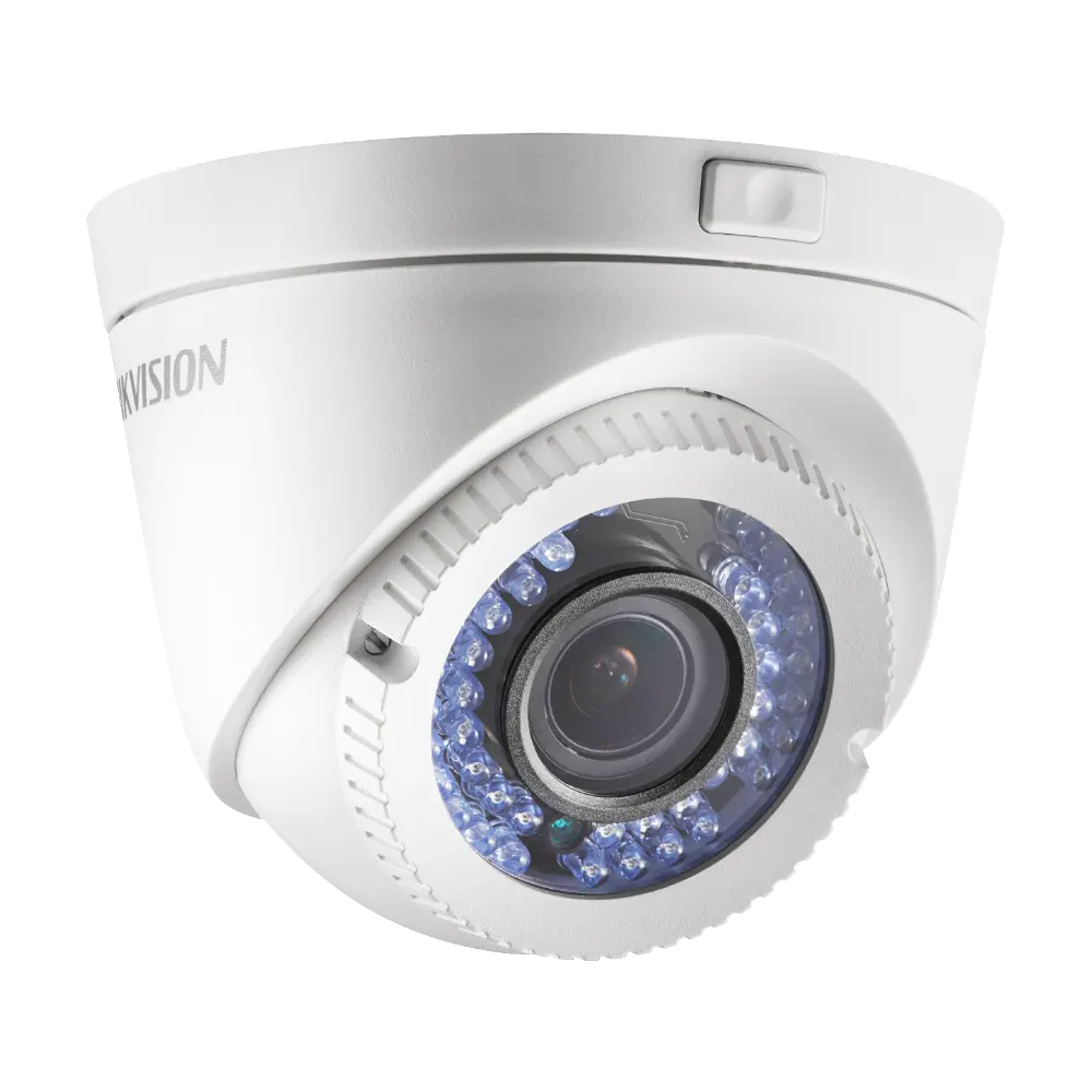 Cámara Domo Hikvision TVI 2MP IR40M MET DS-2CE56D0T-VFIR3F/P 2.8-12mm*