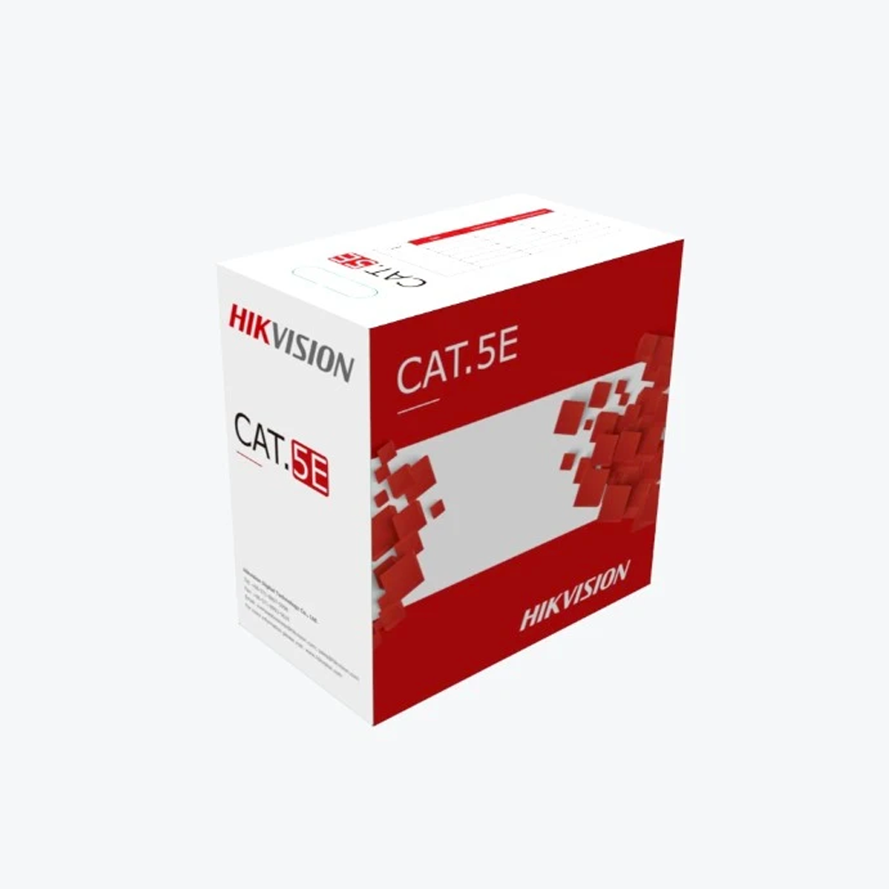 Cable UTP Cat5e Exterior 305m DS-1LN5EO-UU/E Negro Hikvision*