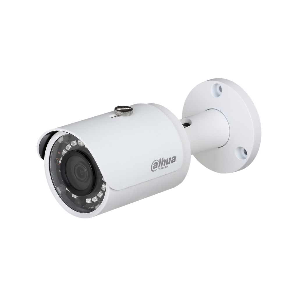 Dahua DH-IPC-HFW1230SP-0280B-S5-QH2 Camara IP Bullet 2mp Lente 2.8mm Semi-metálica IP67 H265+ POE