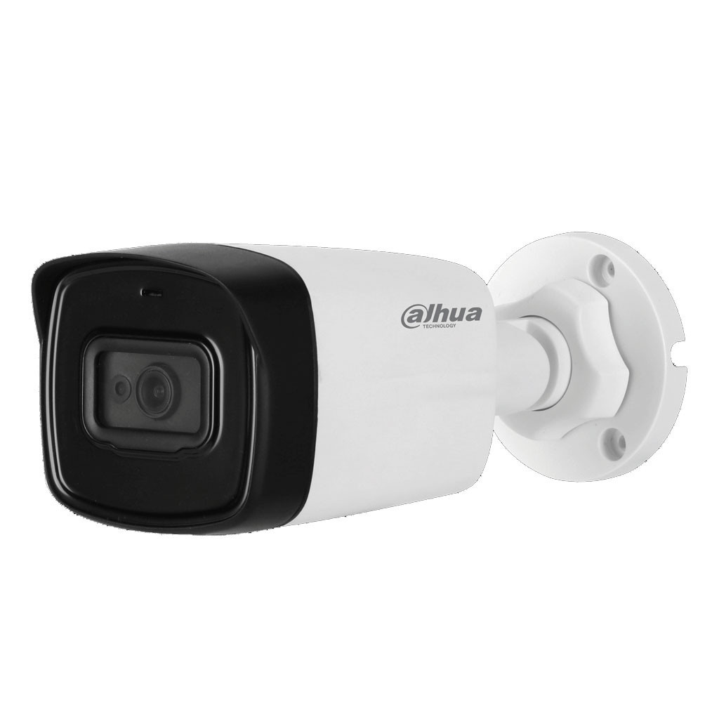 Cámara HDCVI Tipo Bala 8MP Lente Fijo 6mm IR 80m protección IP67 DH-HAC-HFW1800TLN-A-0600B