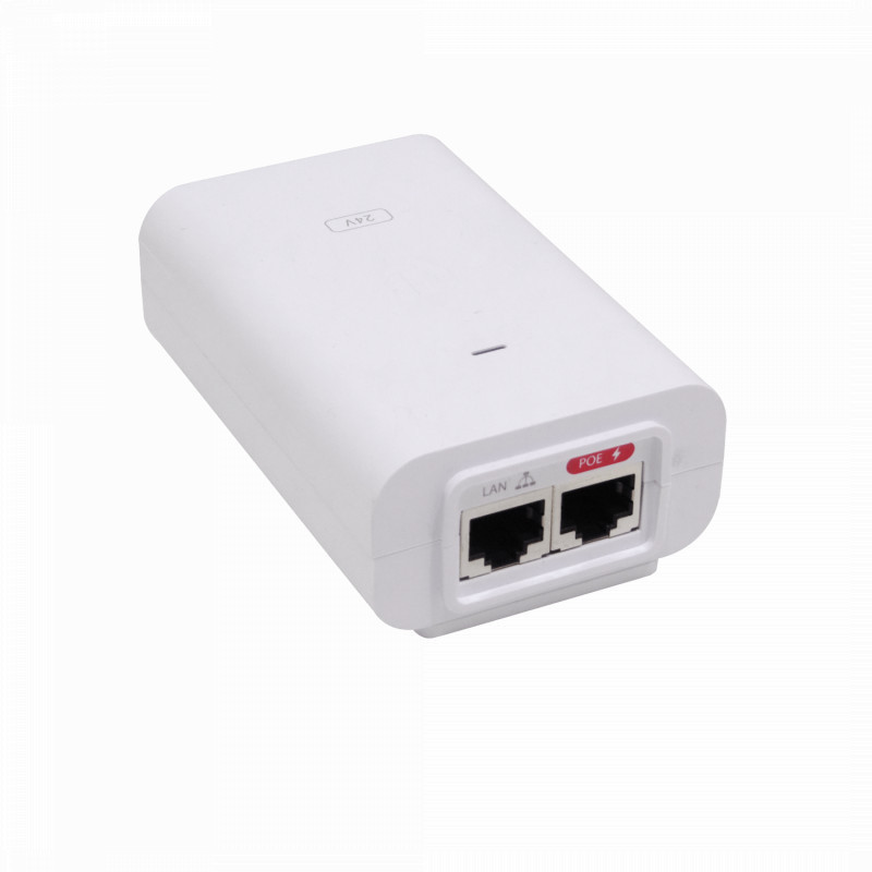 GIGABIT 24VDC 24W INYECTOR POE 1,0A C/ESD REQUIERE-CA POE-24-24W-G.