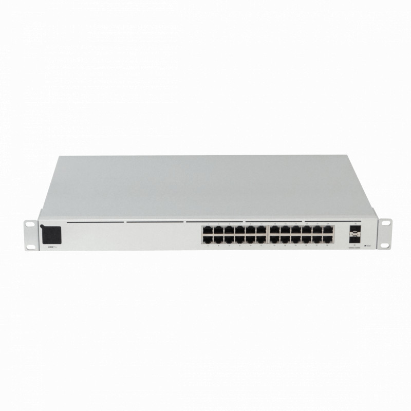 SWITCH ADMIN RAC USW-24. LCD1.3 24-1000 2-SFP RS232 REQ-UNIFI