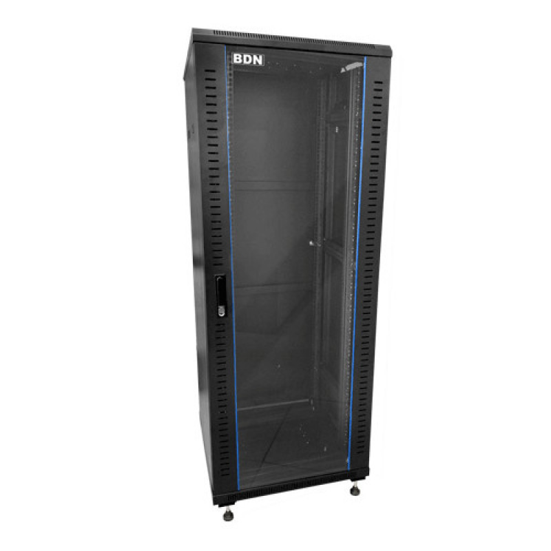 GABINETE RACK 32U PISO NEGRO 60CM BDN-RID32U60F