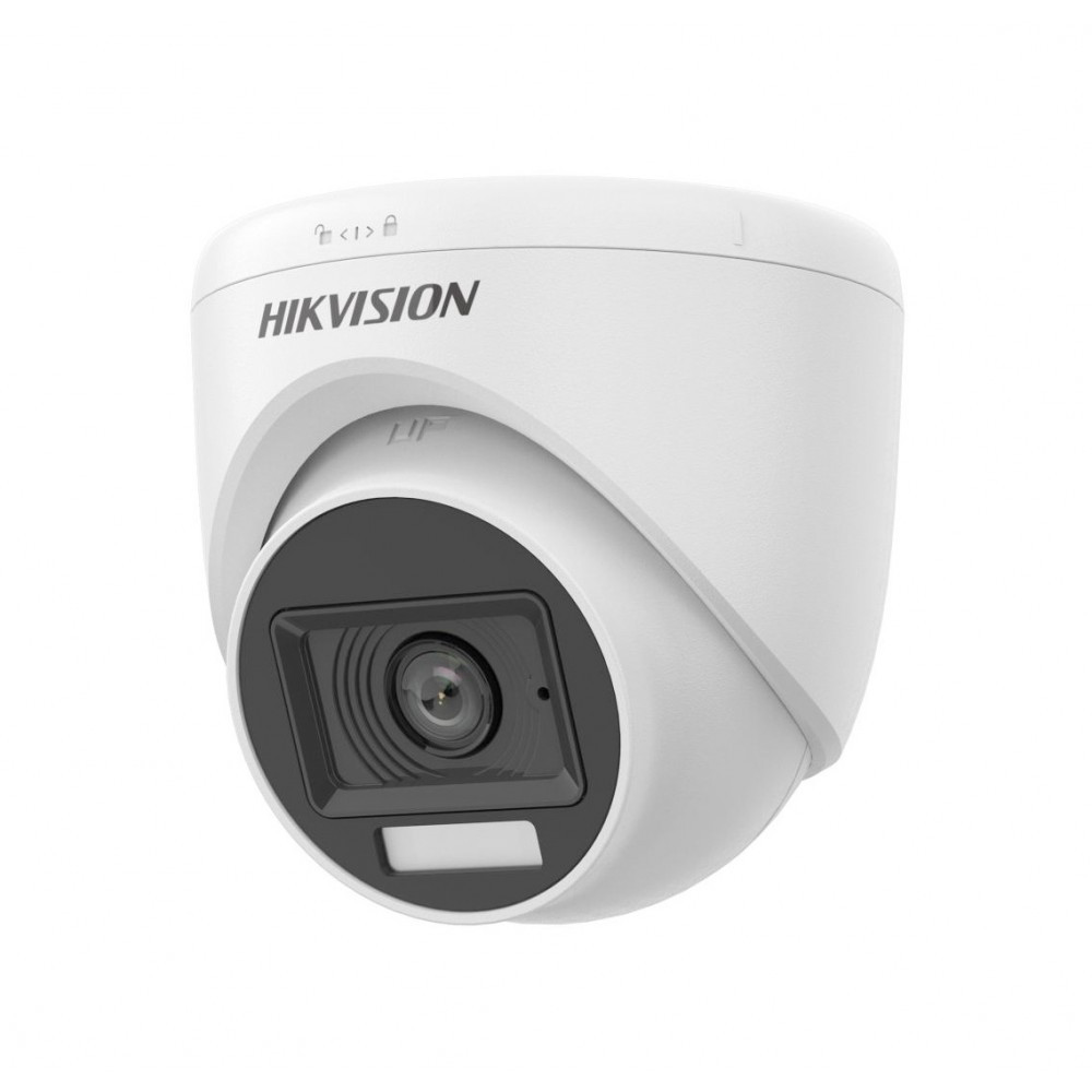 Cámara domo TVI 3K Smart Dual Light 20m Audio DS-2CE76K0T-LPFS 2.8mm Hikvision