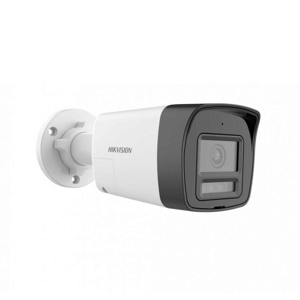 Camara TVI 2MP Smart Dual Light Audio, micro y Sirena DS-2CE16D0T-LPXTS 2.8mm Hikvision