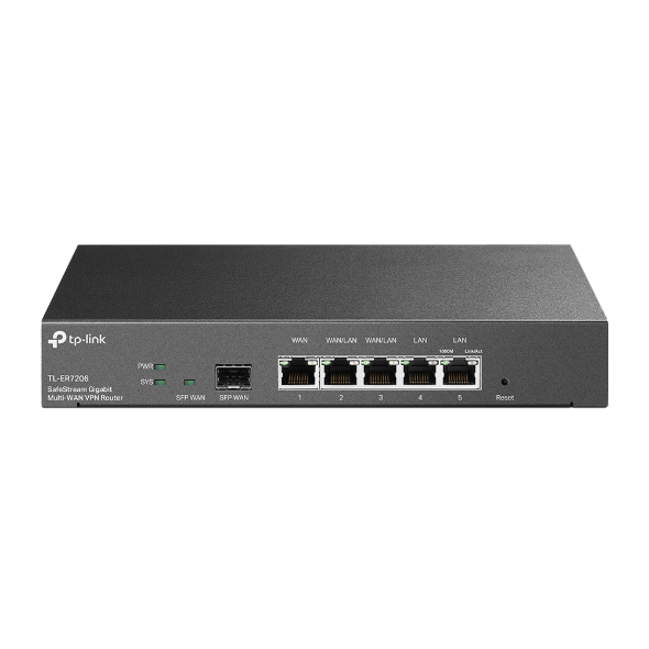 Router VPN Omada Gigabit 4 puertos WAN incluyendo puerto SFP ER7206