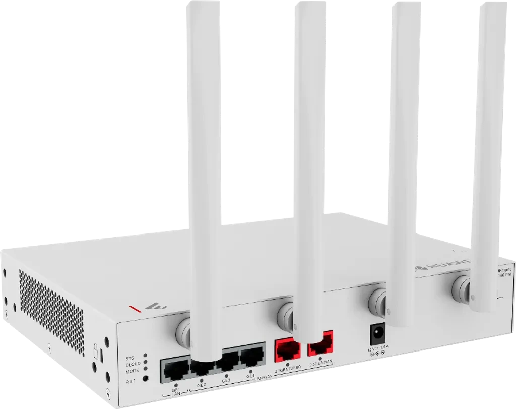 AR180Pro. Router inalámbrico Huawei eKit de nivel empresarial Wi-Fi 7 AP administrados 8, Ancho de banda de salida 2 Gbps 4 puertos eléctricos GE + 2 puertos eléctricos 2.5GE.