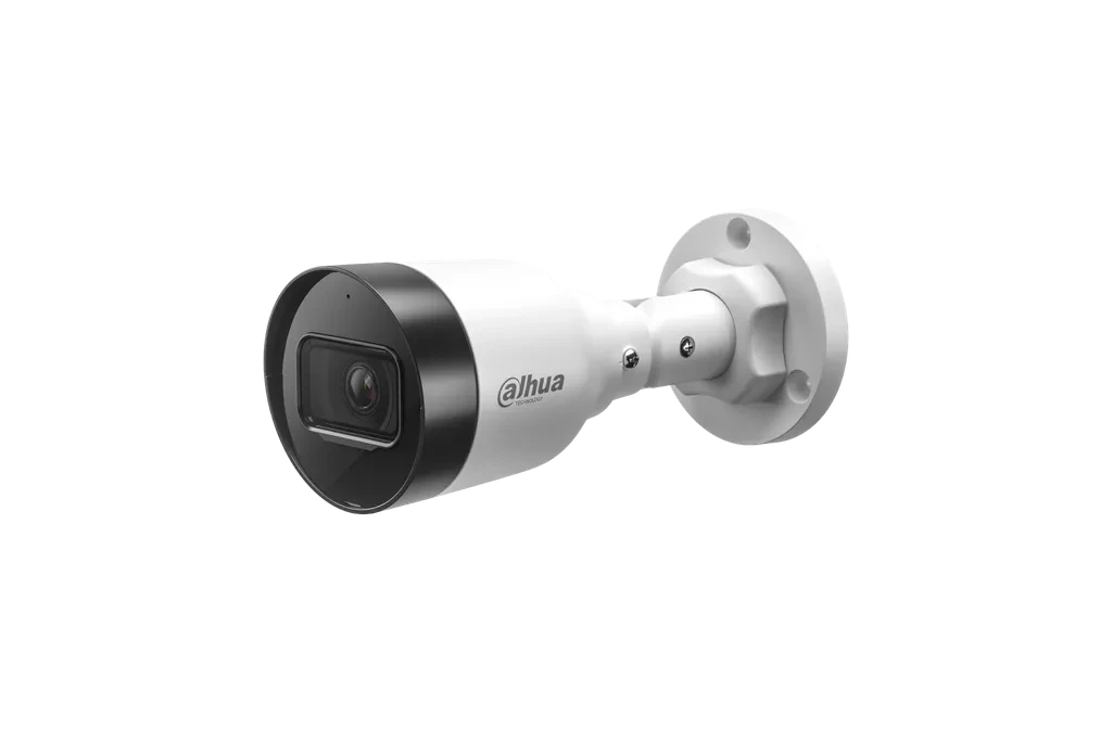 DH-IPC-HFW1431S1P-A-0280B-S6-QH. Cámara Dahua IP tipo Bala, 4MP, Lente Fijo 2.8 mm, Iluminación IR 30M, SMD Plus, Protección IP67. 