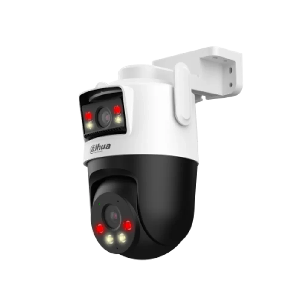 DH-P3D-3F-PV. Cámara PT Wifi Dahua, Doble Lente, Lente fijo de 3MP 2.8mm, Lente PT 3 MP 6mm, Incluye IA ( Detección de Humano/Vehículo, Auto Tracking, Alarma con Luces Disuasivas)