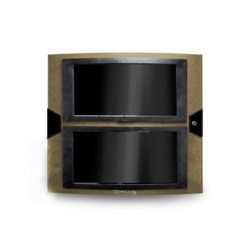 CONJUNTO PUERTA BRONCE 16 ESPACIOS 4-CAB16D
