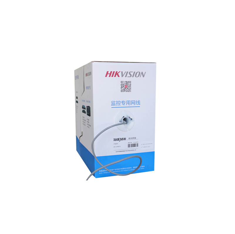 Cable Hikvision UTP Cat5e 100% Cobre Unifilar 305m DS-1LN5E-E/E