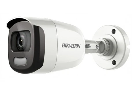 Camara Hikvision Colorvu Bullet Plastica Tvi 2Mp Ds-2Ce10Dft-Pfc 3.6Mm Full Color 24/7