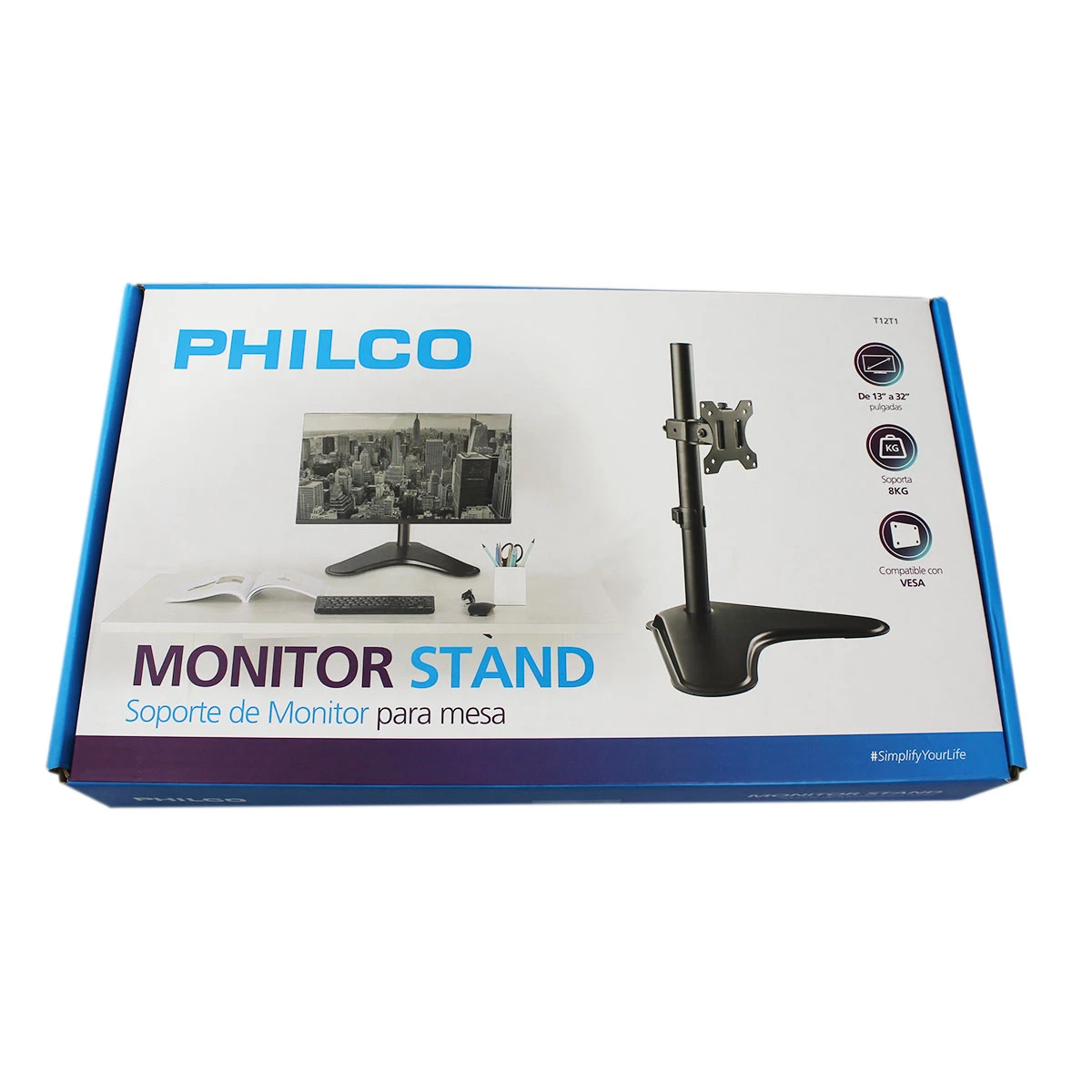 Soporte Monitor Para Mesa 13 A 32 Pulgadas Hasta 8Kg. Mod. T12T1