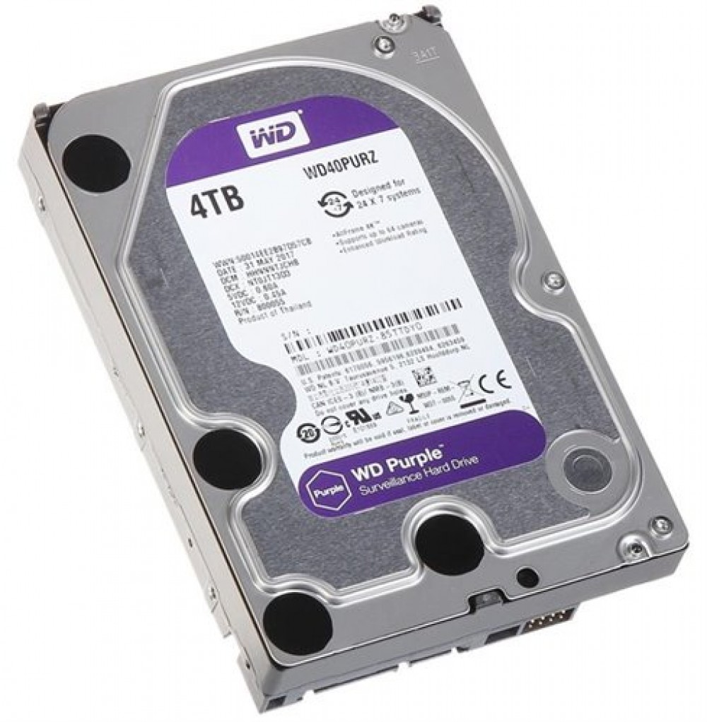 Disco Duro 4Tb Wd Purple wd40purz 64Mb