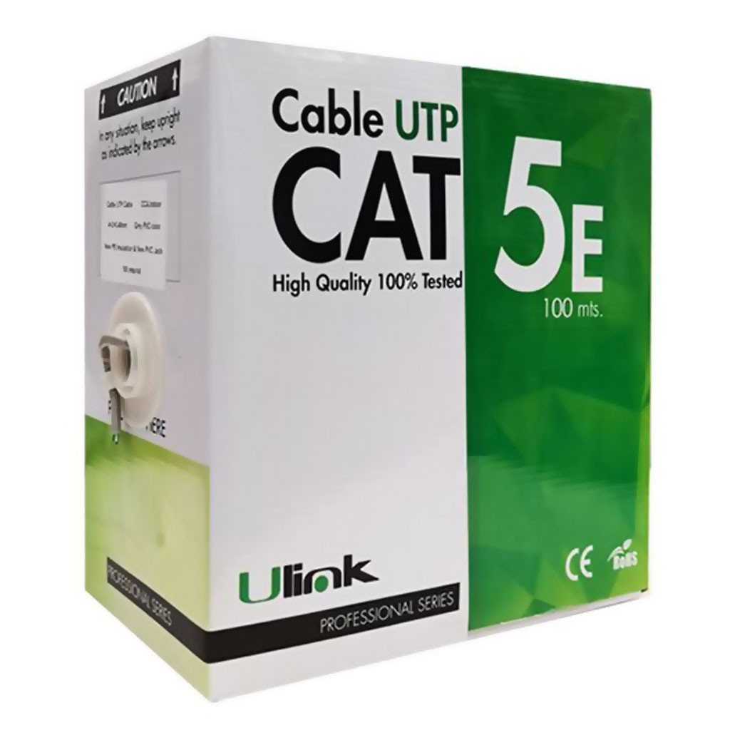 Cable Red Cat5 100M Ulink