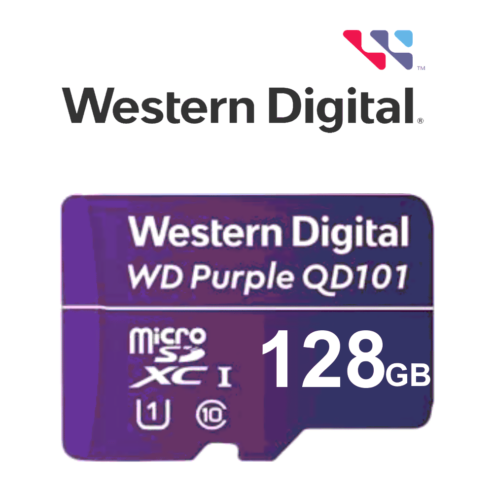 Micro Sd 128Gb Wd Purple Wdd128G1P0C*