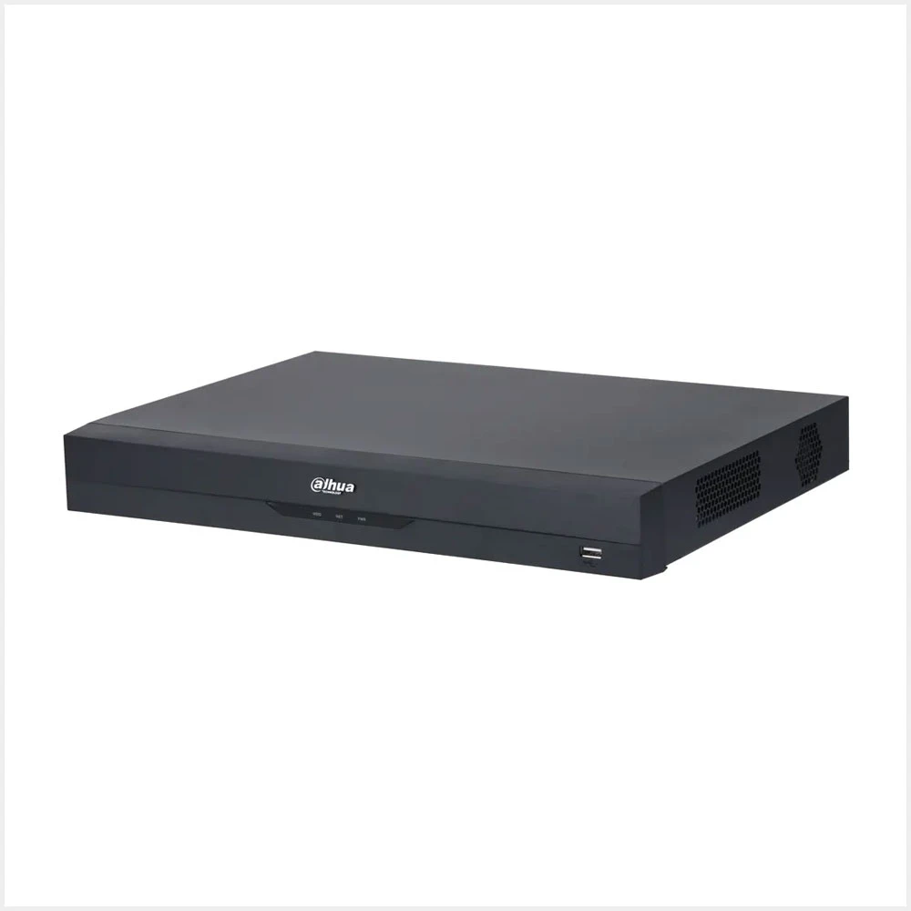 XVR 16 Canales Penta Hibrido soporta 4HDD de hasta 16TB, con Perimeter protection DH-XVR7416L-4K-I3*