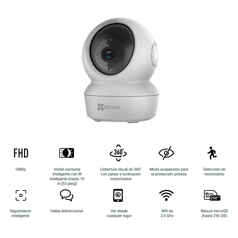 Camara Ezviz 2Mp Domo Auto Tracking Cs-H6C