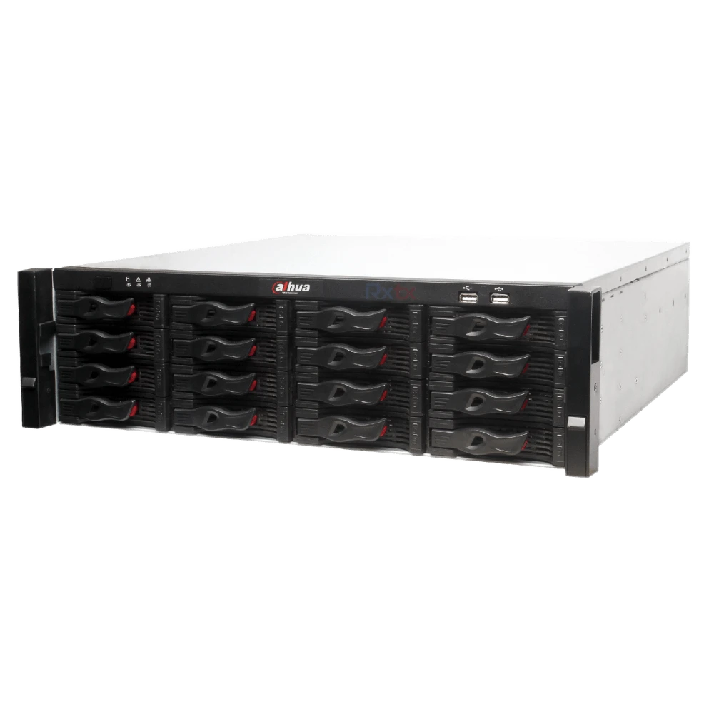 NVR Dahua 128 Canales 16HDD hasta 8TB/CU RAID Serie Ultra HOTSWAP DHI-NVR616R-128-4KS2