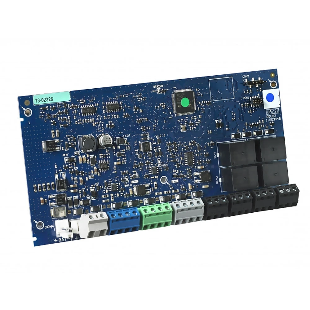 DSC HSM3204CXI Módulo de Bus con 4 salidas de relé programables y fuente de alimentación de 2 A