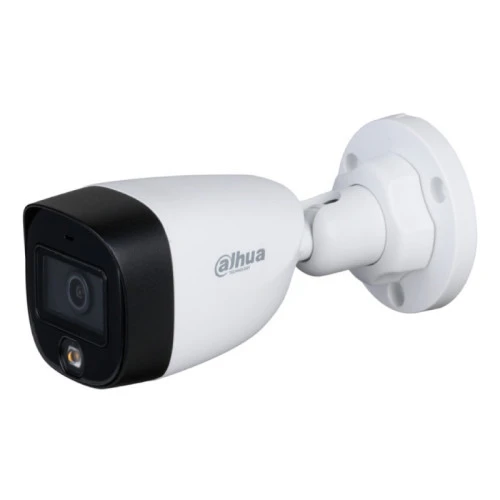 DH-HAC-HFW1209CMN-LED-0280B-S2. Camara Bullet HDCVI Dahua Full Color 2MP Lente 2.8mm LED 20m IP67