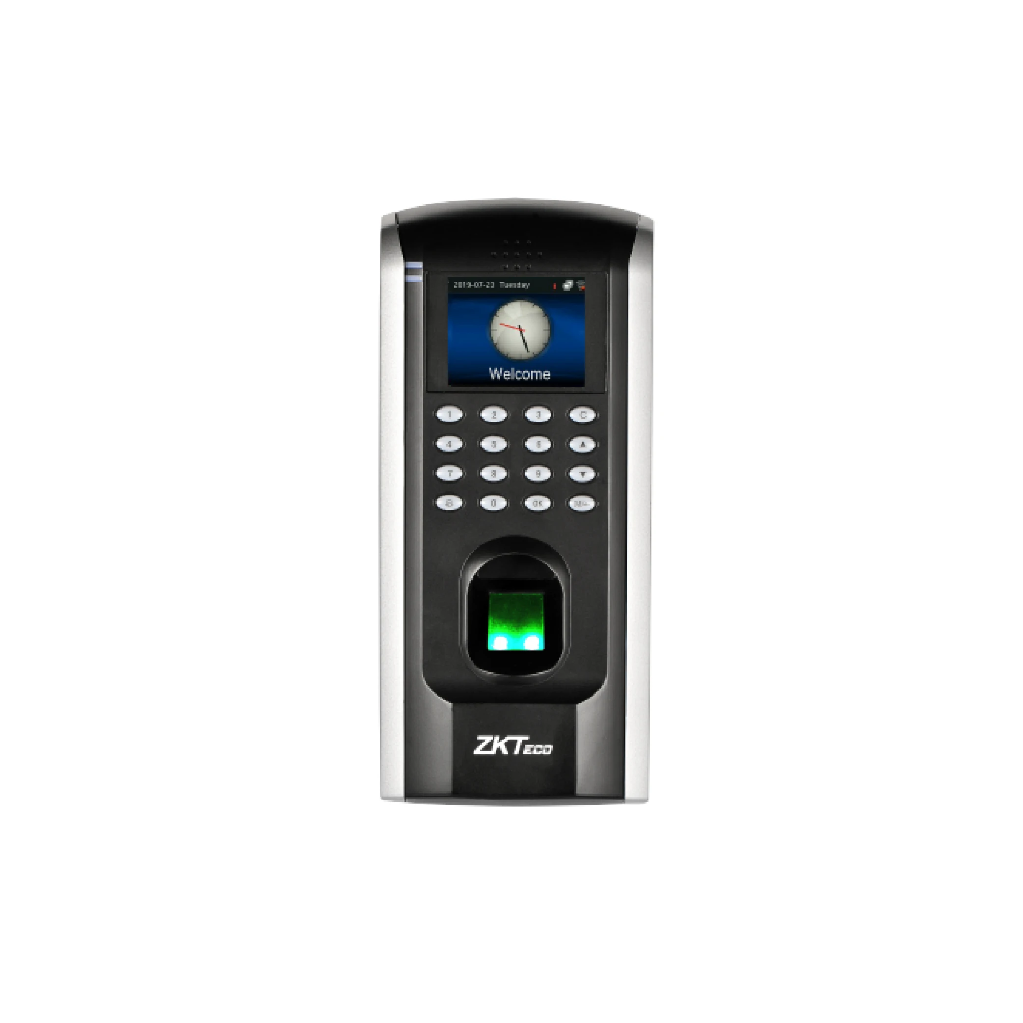 Terminal de control de acceso standalone wifi con pantalla. huella/clave/tarjeta id. F7-C.