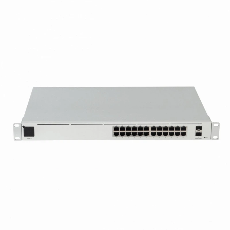 SWITCH ADMIN RAC USW-24. LCD1.3 24-1000 2-SFP RS232 REQ-UNIFI