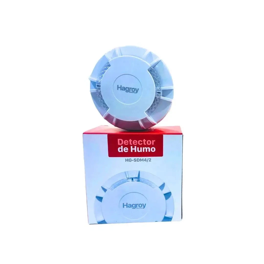 Detector de humo convencional HAGROY de 2 y 4 hilos Normalmente Abierto certificacion EN5 HG-SDM4/2.