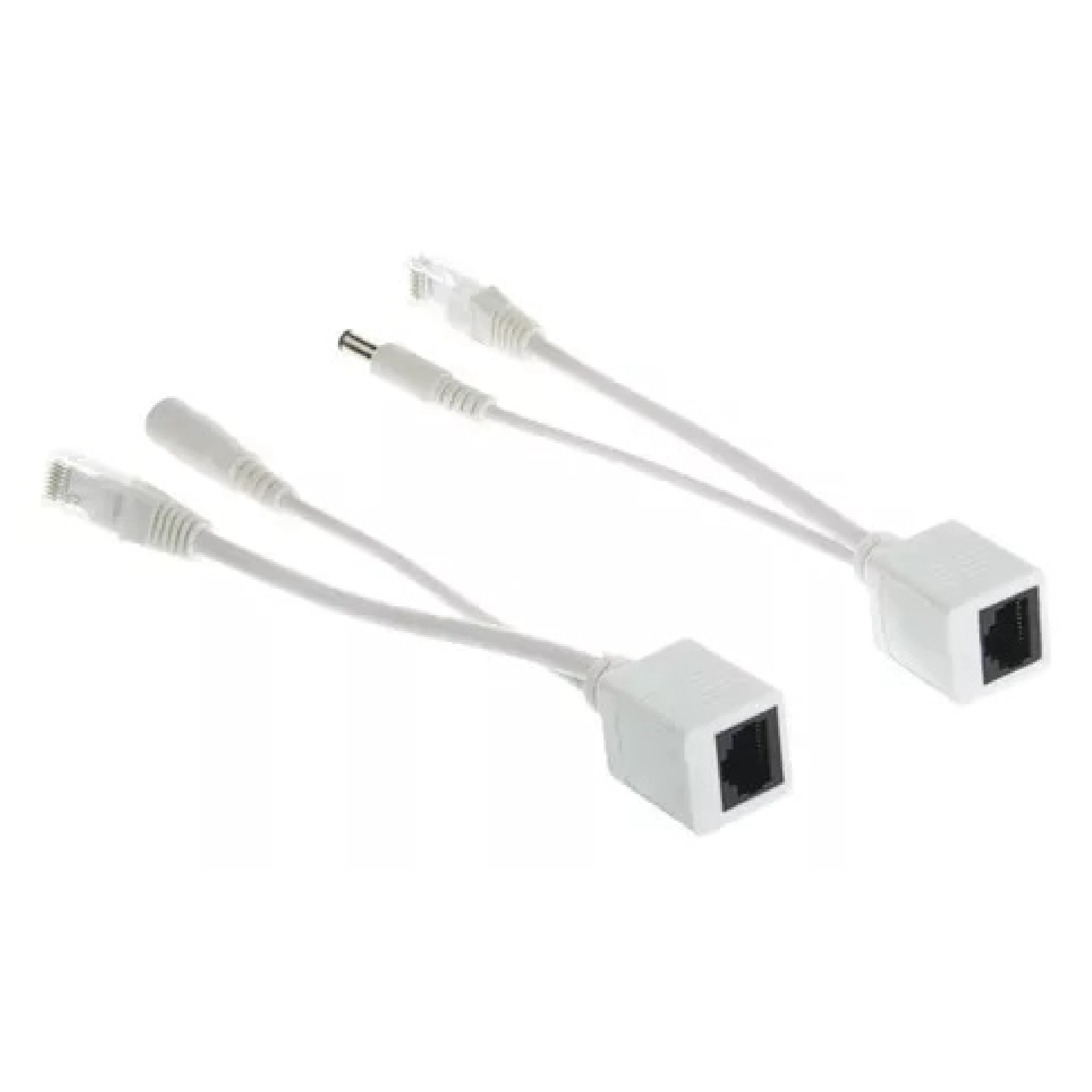 ADAPTADOR POE PASIVO CABLE INYECTOR Y DIVISOR PARA CAMARA IP