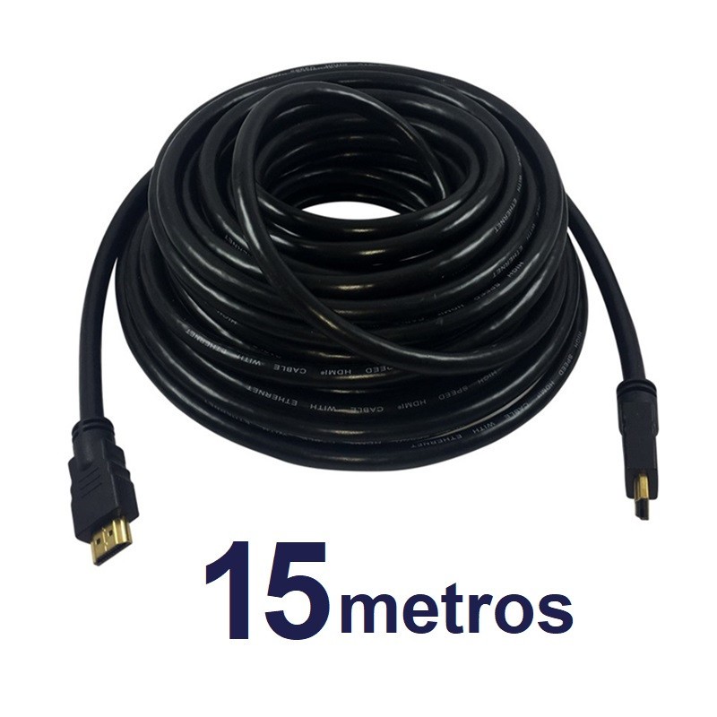 CABLE HDMI MACHO 15MT NEGRO V1.4 BDN-HDMI15