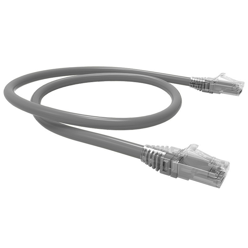 PATCH CORD U/UTP CAT6 BDN GRIS 10M COBRE LSZH ETL BDN-PCG610CU-L