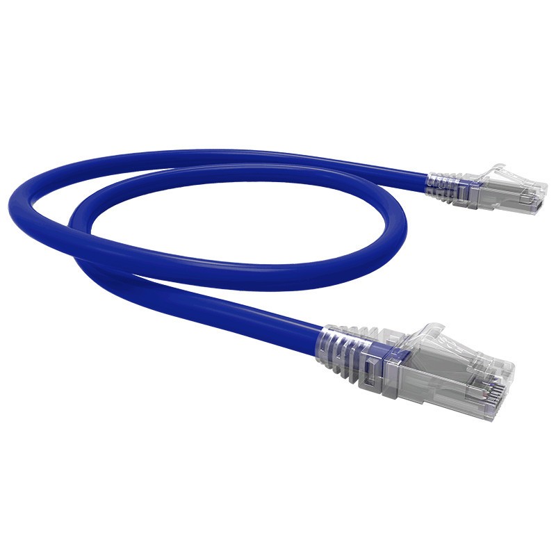 PATCH CORD U-UTP CAT6 BDN 2MT COBRE LSZH AZUL BDN-PCA62CU-LSZH