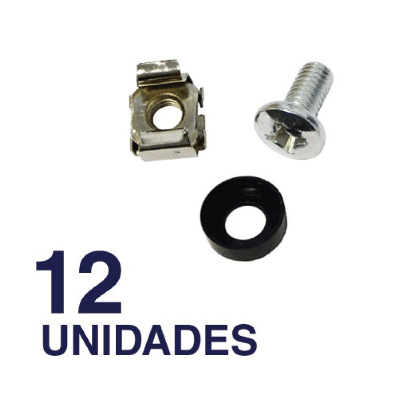 PACK 12 PERNOS JAULA BDN-K12PJ