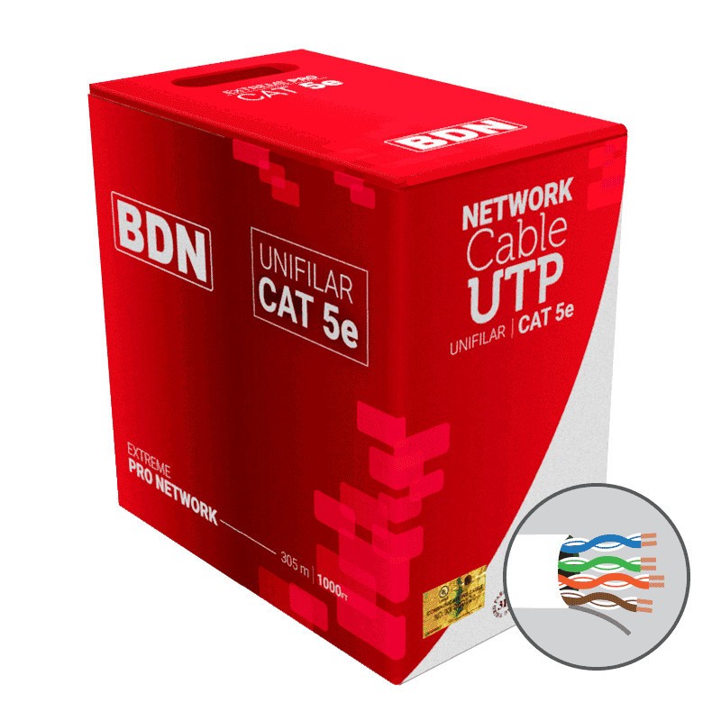 CABLE U/UTP CAT5E BDN BLANCO 305M UL  BDN-5EUL