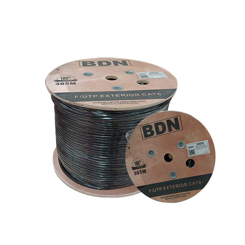 CABLE F/UTP EXTERIOR CAT6 BDN 305M COBRE BDN-FTP6EX100C