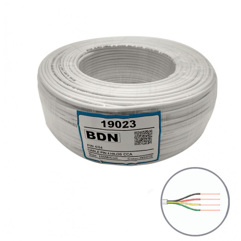 CABLE PIN 4 BLANCO 4 HILOS PIN 4/04