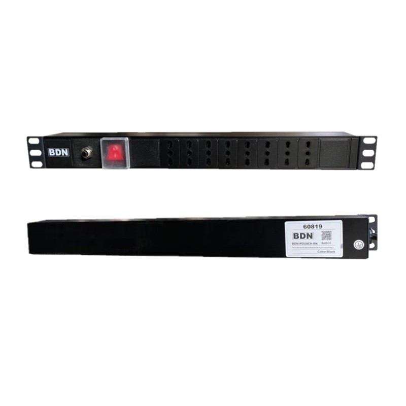 PDU 8 ENCHUFES BDN INTERRUPTOR PILOTO RACKEABLE BDN-PDU8CH-RK