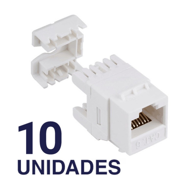 CONECTOR HEMBRA RJ45 CAT6 BDN KEYSTONE 180G (10UNID) BDN-MRH6B