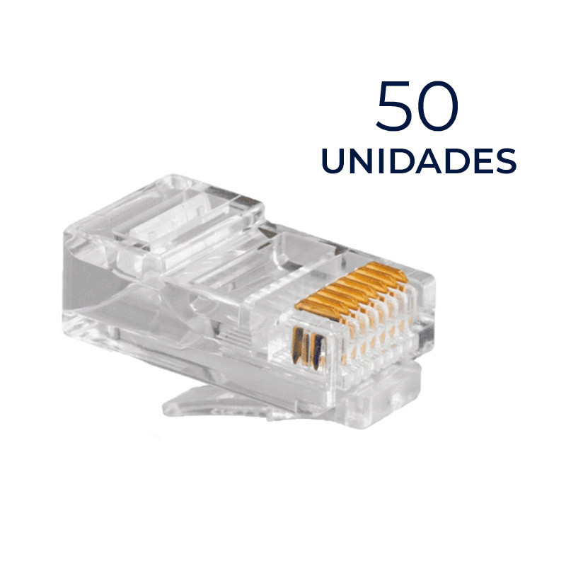 CONECTOR MACHO RJ45 CAT6 MULTIFILAR BDN (50U) BDN-KC50CRMM6