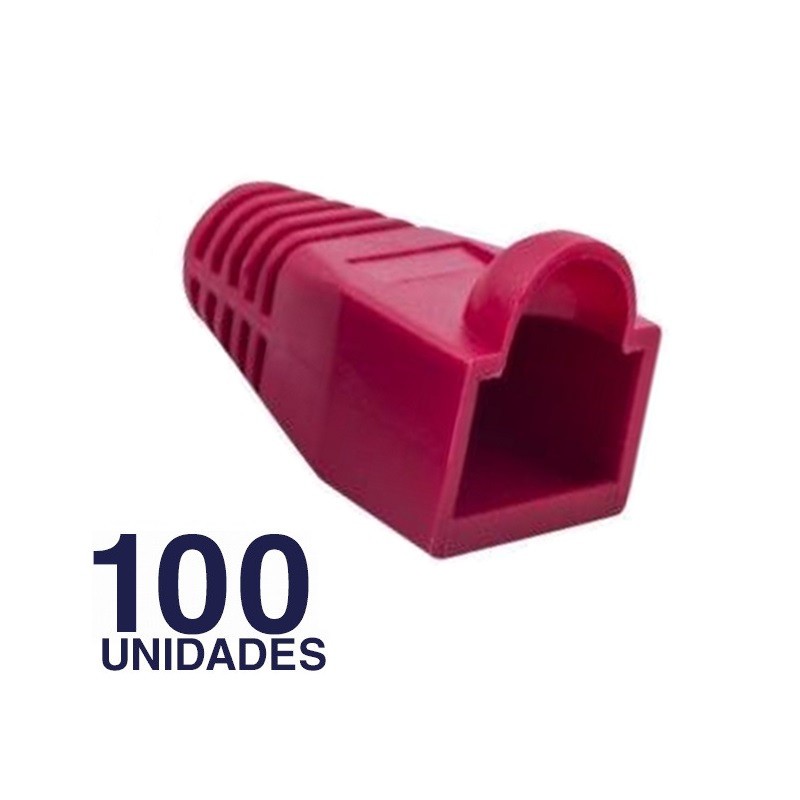 CAPUCHON BDN ROJO PARA RJ45 (100UNID) BDN-CR100