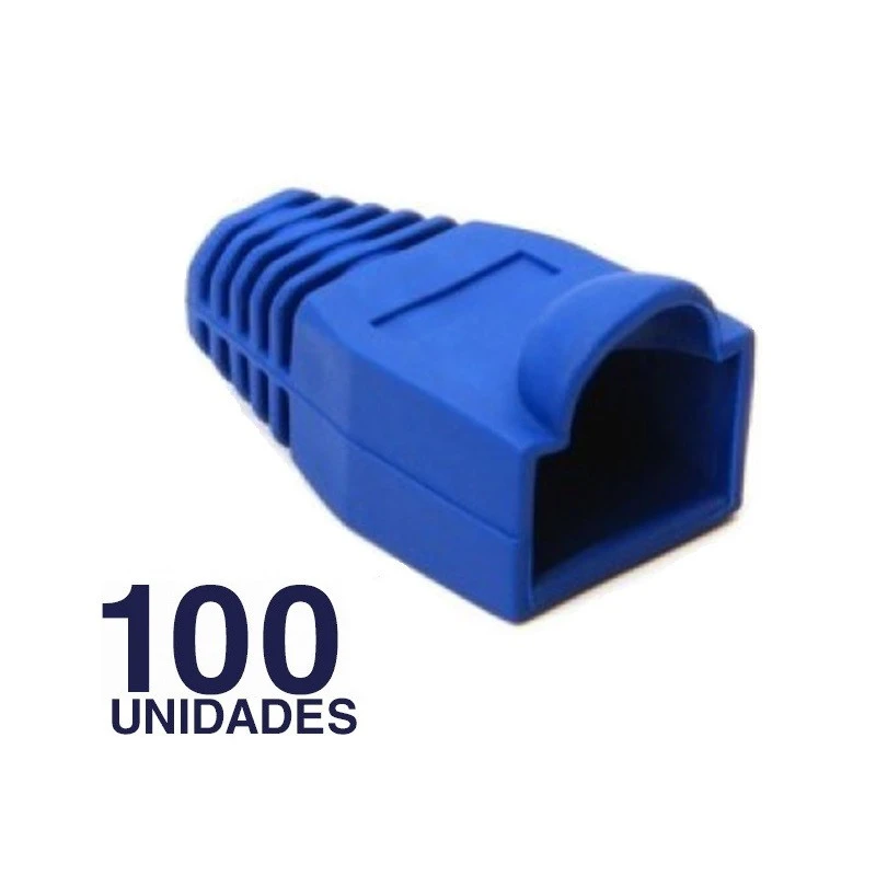 CAPUCHON BDN AZUL PARA RJ45 (100UNID) BDN-CAZ100