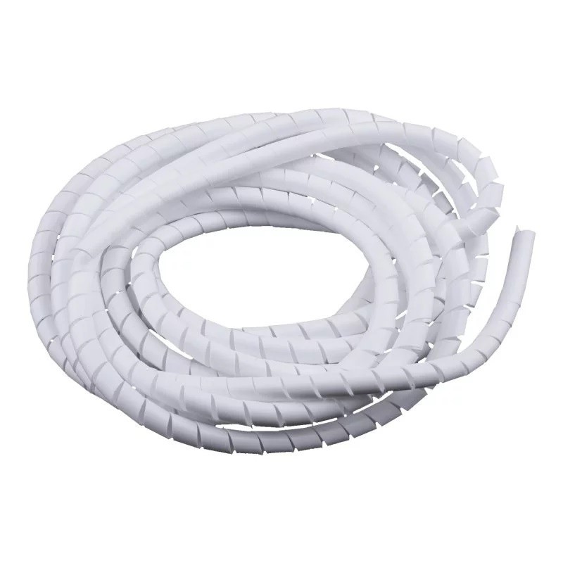 ESPIRAL PLASTICO PE 10MM 9MTS BLANCO BDN-EP10B