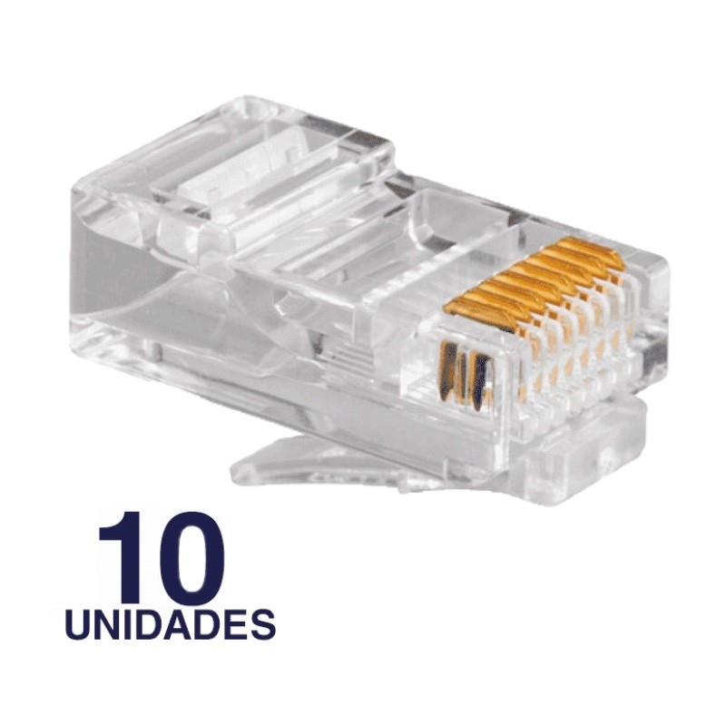 CONECTOR MACHO RJ45 CAT6 BDN (10U) BDN-KC10CRM6