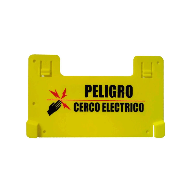 PLACA ADVERTENCIA CERCO ELECTRICO RESISTENTE PLRESIST